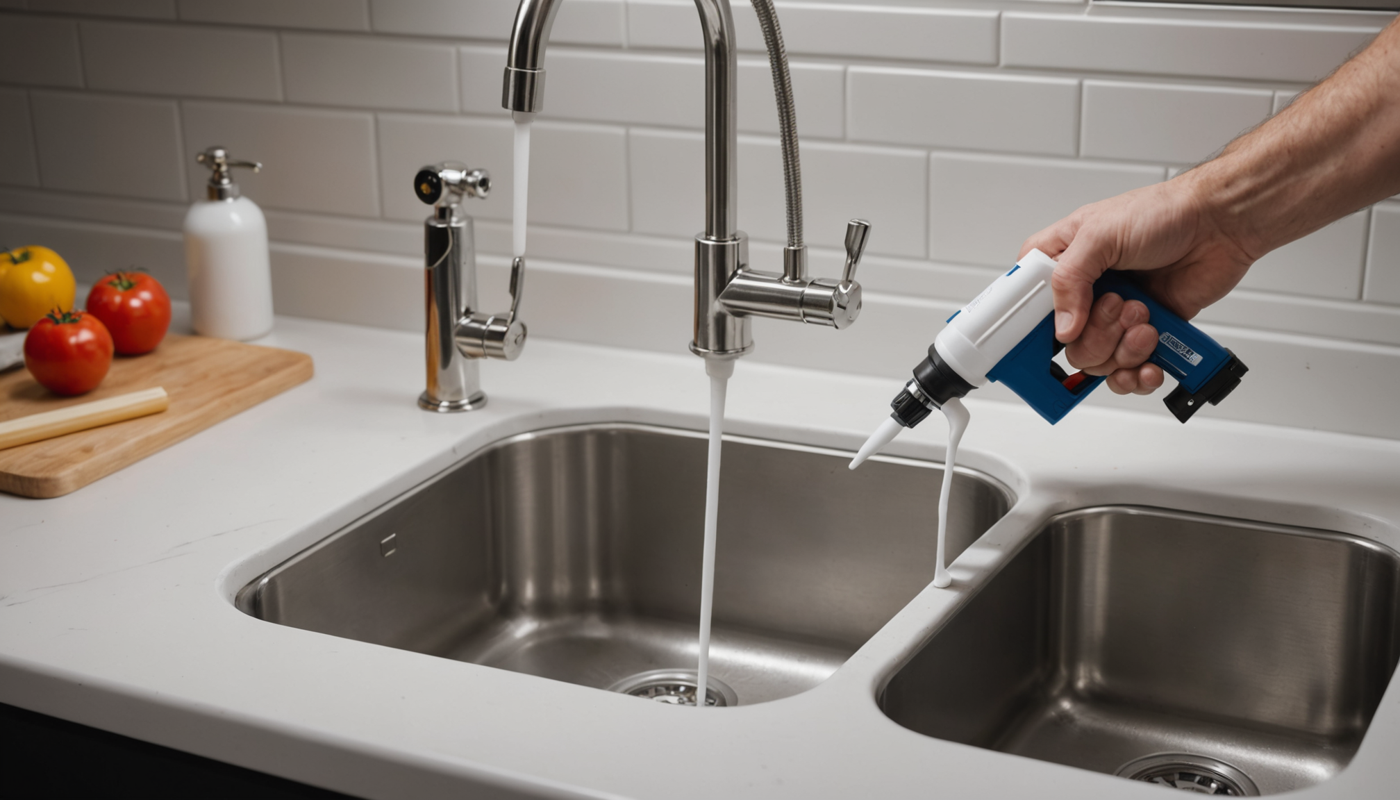 How to Replace Worn-Out Caulk Around Your Kitchen Sink