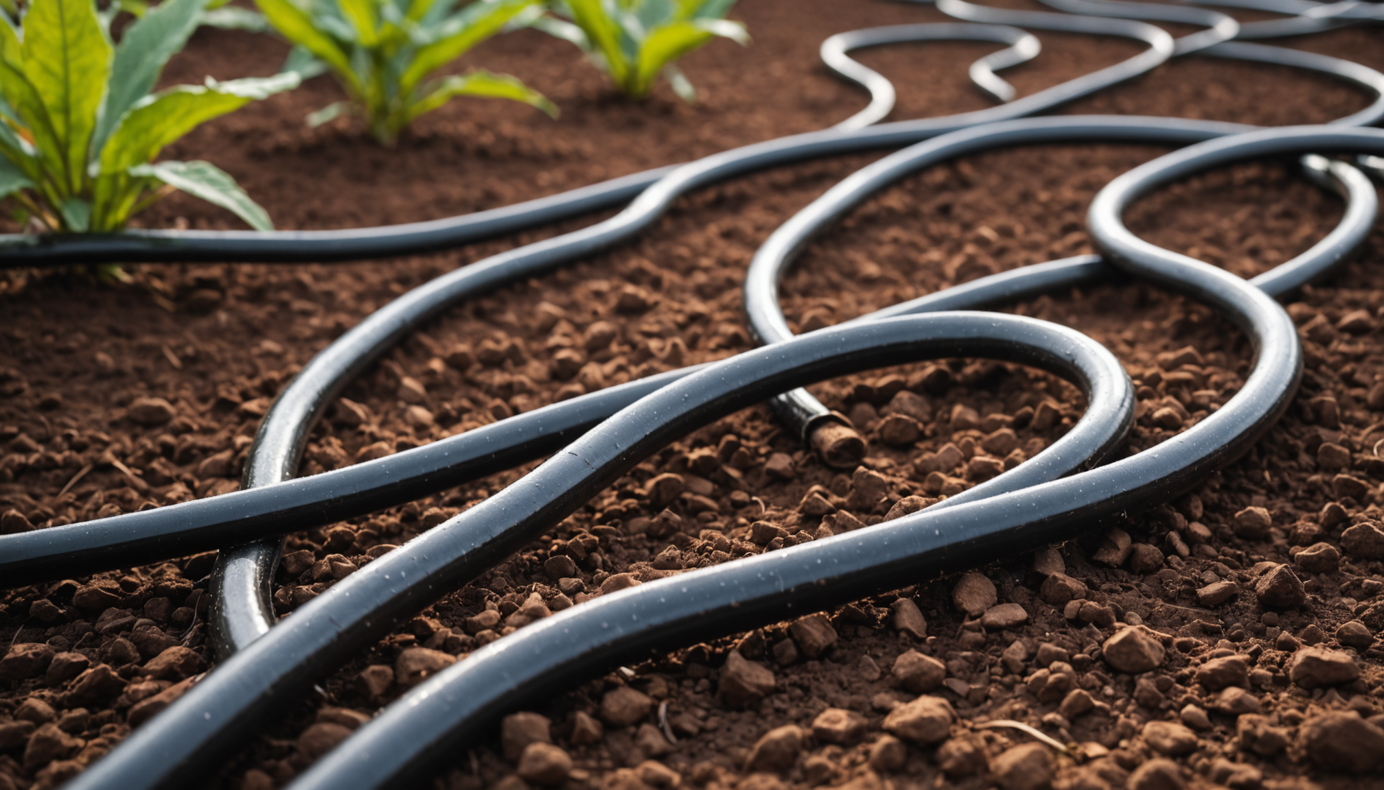 Install Drip Irrigation for Garden Beds