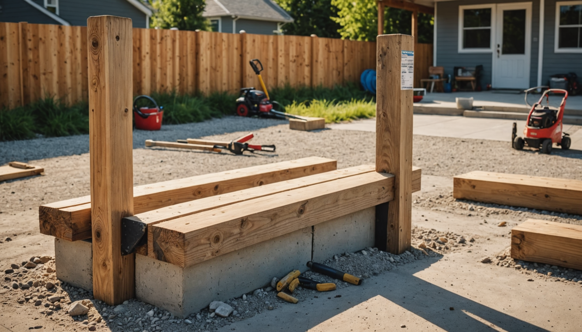 Replace a Fence Post Set in Concrete