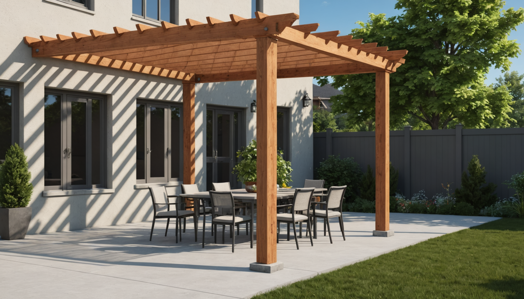 Shade Sails & Pergolas: Anchoring and Safety